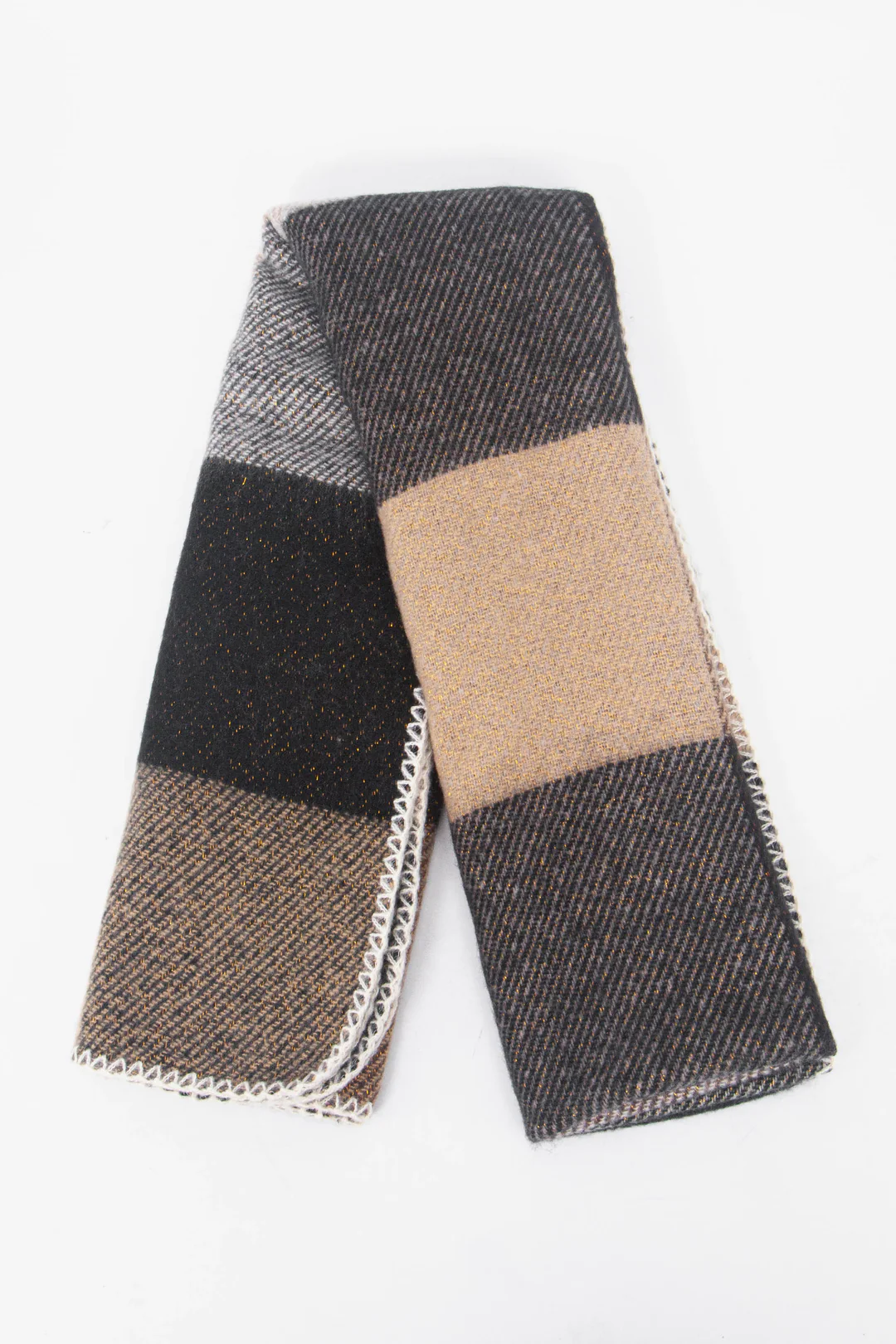 Logan Scarf - Black Check