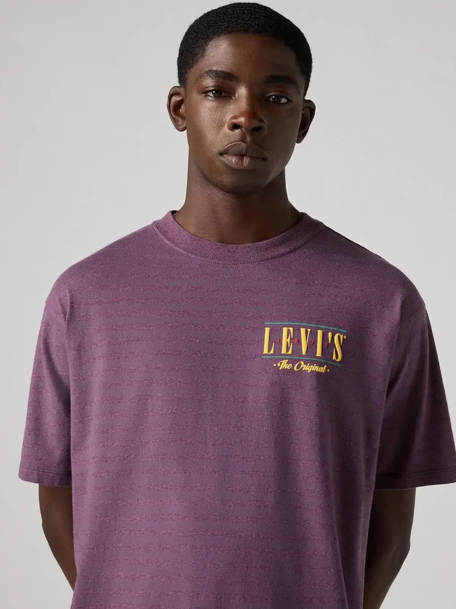 LEVIS T-SHIRT PURPLE