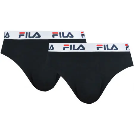 FILA MEN 2PK BRIEFS  BLACK