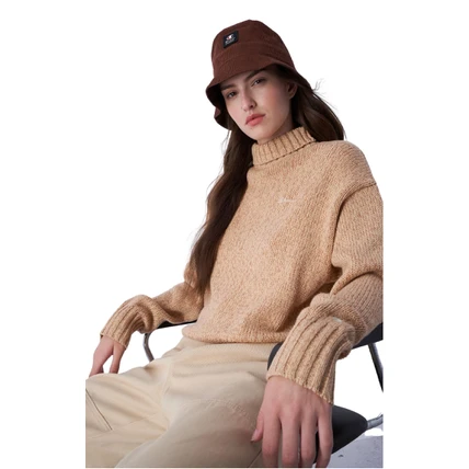 CHAMPION HIGH NECK TOP BEIGE