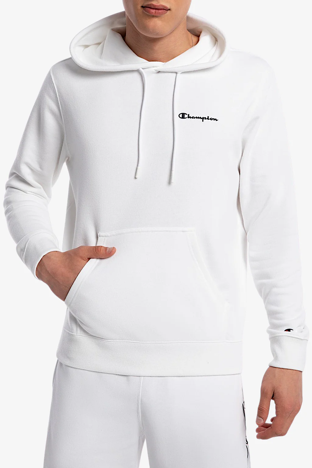 CHAMPION HOODIE WHITE