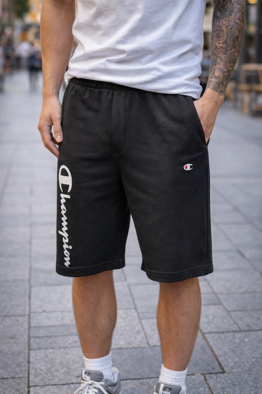 CHAMPION SHORTS BLACK